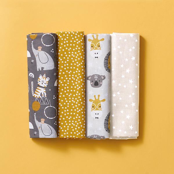 Stoffpaket Popeline Baby – senf, image number 2