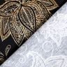 Baumwolljersey goldene Mandalablumen | Glitzerpüppi – schwarz/gold,  thumbnail number 4