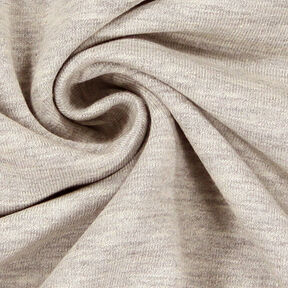 Leichter French Terry Melange – hellgrau, 