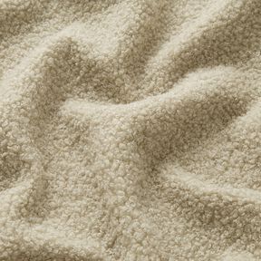 Polsterstoff Teddy weich – nebelgrau, 