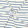 Frotteejersey Streifen – elfenbein/brilliantblau,  thumbnail number 3