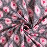 Baumwolljersey Pavo | Stoff&Liebe – schiefergrau/intensiv pink,  thumbnail number 3