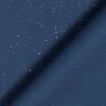 Baumwollstoff Popeline Foliendruck Silbersprenkel – nachtblau/silber metallic,  thumbnail number 4