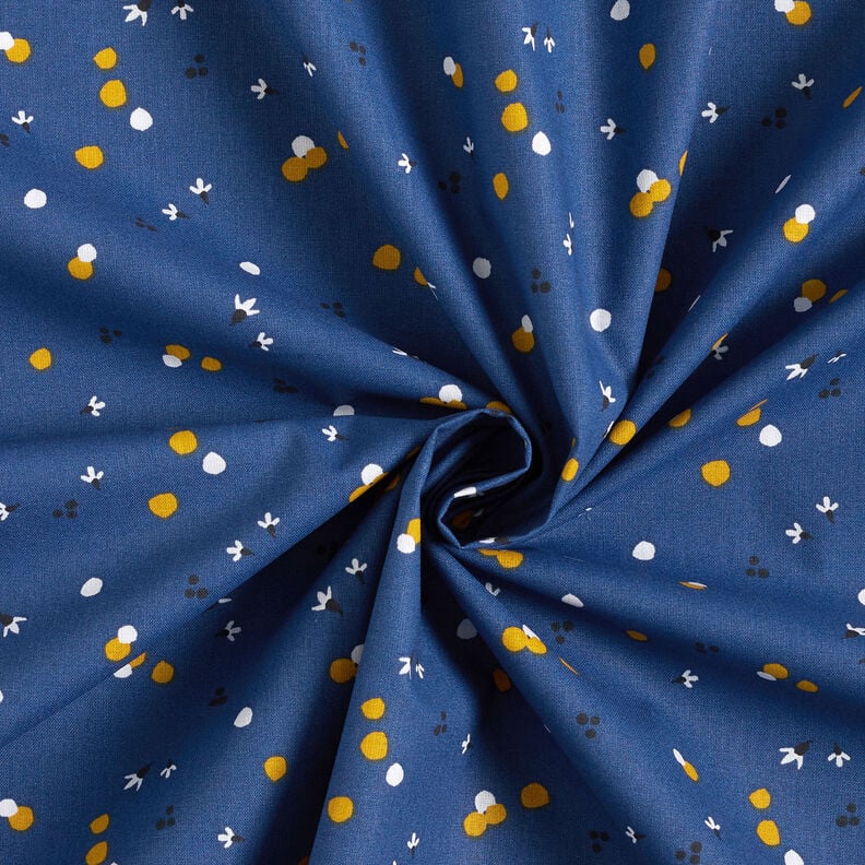 Baumwollstoff Cretonne Farbpunkte – marineblau,  image number 3