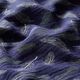 GOTS Musselin/ Doppel-Krinkel Gewebe Federn | Tula – marineblau,  thumbnail number 2