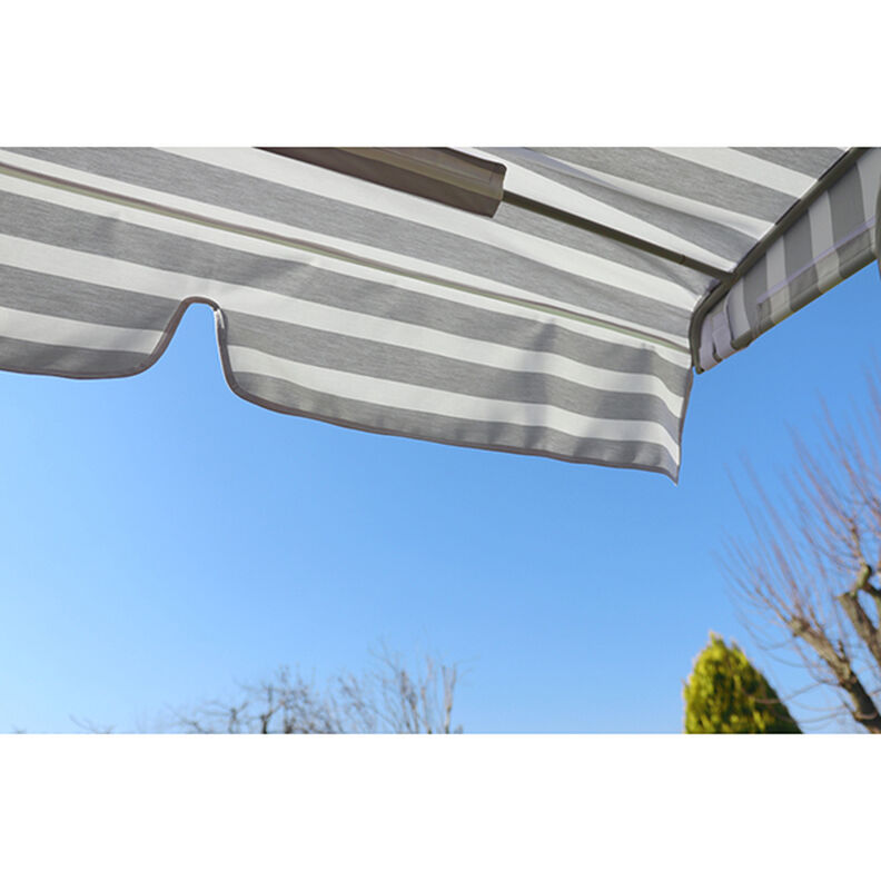 Outdoorstoff Acrisol Listado – wollweiss/grau,  image number 5