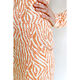 GOTS French Terry Sommersweat Zebra | Tula – hellbeige/orange,  thumbnail number 12