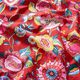 Baumwollstoff Cretonne getupfte Blumen – chili,  thumbnail number 2