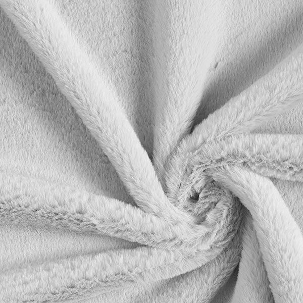 Polsterstoff Kunstfell – nebelgrau | Reststück 50cm