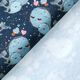 Baumwolljersey Wale & Herzen Digitaldruck – marineblau,  thumbnail number 4