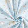 Baumwollstoff Elefant spritzt Wasser – silberblau,  thumbnail number 3
