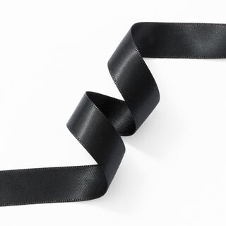 Satinband [15 mm] – schwarz, 