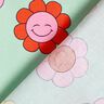 Beschichtete Baumwolle fröhliche Blumen | Poppy Fabrics – mint/zitronengelb,  thumbnail number 5