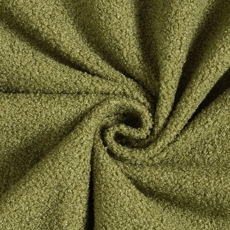 Polsterstoff Teddy weich – oliv,  image number 1