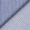 Blusenstoff Baumwoll-Mix Streifen – marineblau/weiss,  thumbnail number 4
