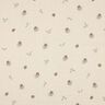 GOTS Musselin/ Doppel-Krinkel Gewebe romantische Blümchen  | Poppy Fabrics – hellbeige/zimt,  thumbnail number 1