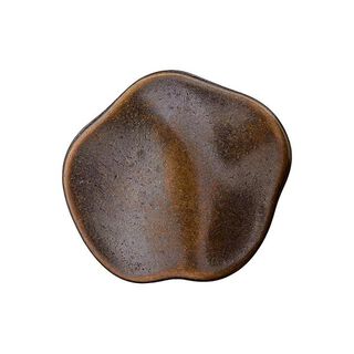 Metallknopf Öse – braun, 