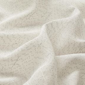 Gardinenstoff 300cm leichte Struktur &ndash; grau | Restst&uuml;ck 50cm, 