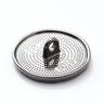 Metallknopf Meteor – silber metallic,  thumbnail number 3