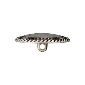 Metallknopf Öse – altsilber metallic, 