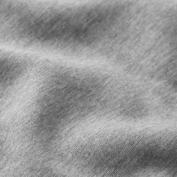 Sweatshirt Angeraut Melange – hellgrau | Reststück 50cm