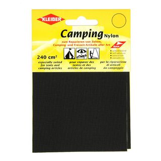 Patches Camping Nylon – schwarz, 