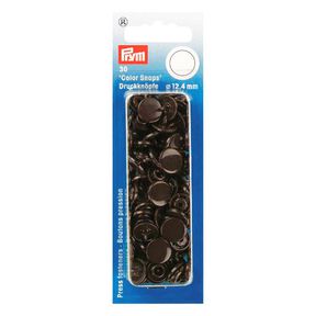 Druckknöpfe Color Snaps 4 – dunkelbraun | Prym, 