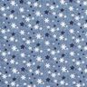 Sweatshirt angeraut Schneeflocken und Sterne Digitaldruck – blaugrau,  thumbnail number 1