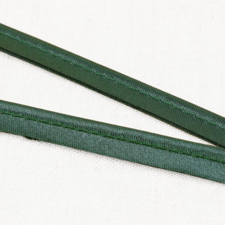 Satin Paspelband [10 mm] – grün,  image number 1