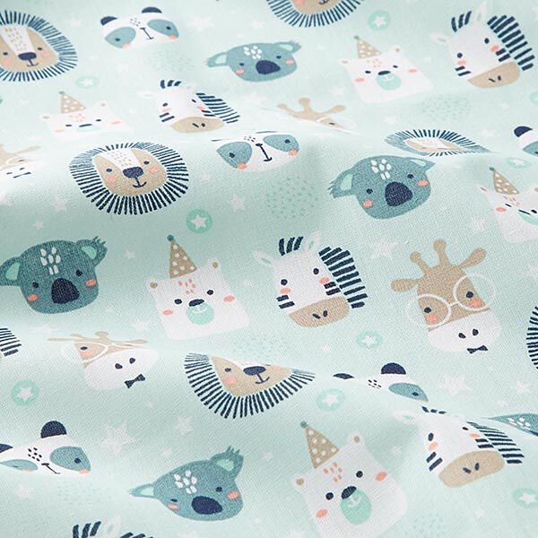 Stoffpaket Popeline Baby – blau, image number 4