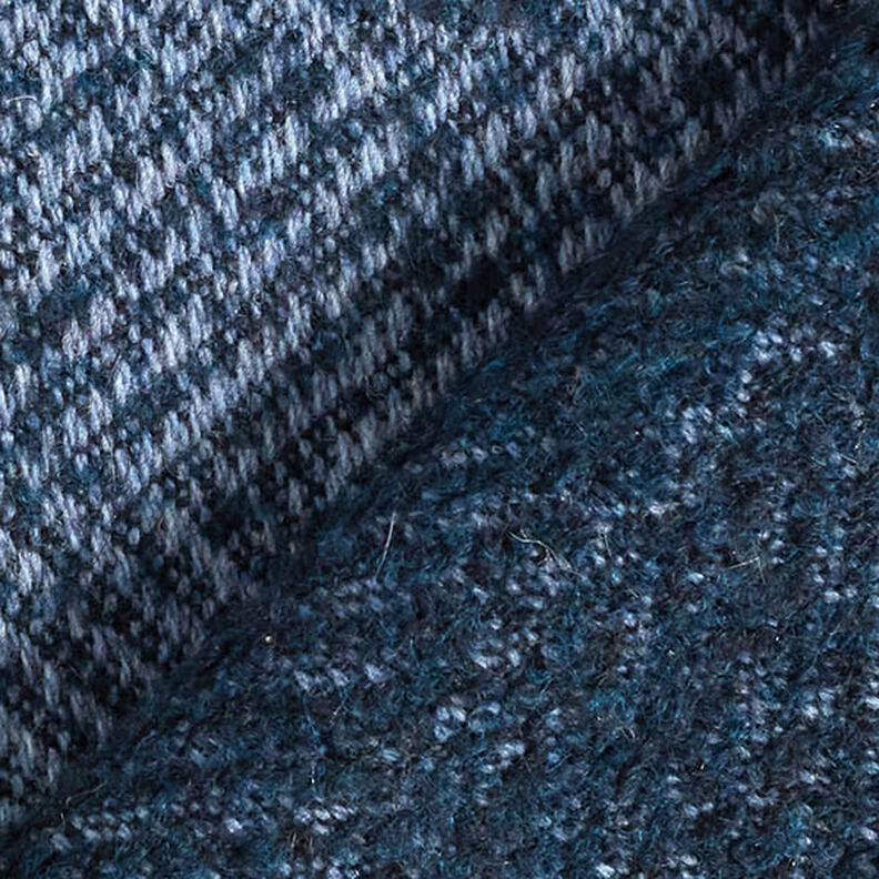 Mantelstoff Woll-Mix Zick-Zack – marineblau,  image number 4