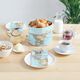Dekostoff Ottoman Weltkarte – babyblau,  thumbnail number 6