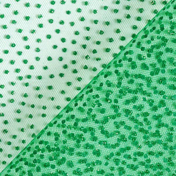 Glitzertüll Minipunkte – grün,  image number 3