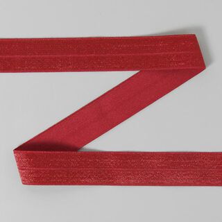 Elastisches Einfassband (Falzgummi) 519 – karminrot, 