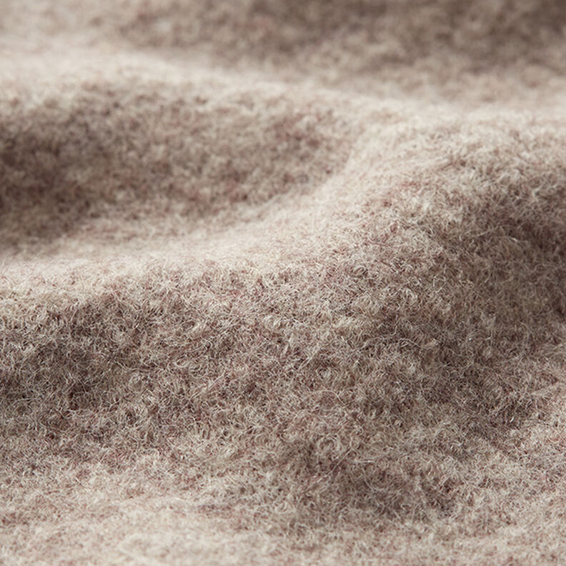 Woll-Walkloden Melange – sand,  image number 2