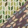 Jacquard Gobelin Zickzack – grün,  thumbnail number 4