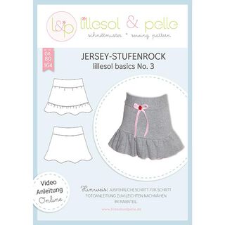 Jersey-Stufenrock | Lillesol & Pelle No. 3 | 80-164, 