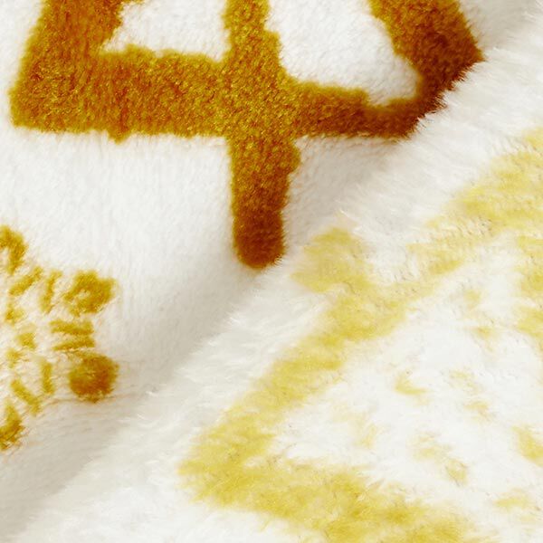 Kuschelfleece Weihnachten – weiss/gold, image number 4