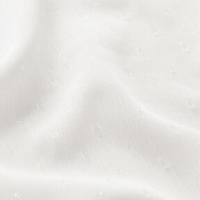 Chiffon Punkte Glitzer – weiss, 