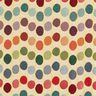 Dekostoff Gobelin Wellenpunkte – hellbeige/blau,  thumbnail number 1