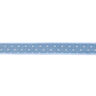 Webband Jeans Punkte – helljeansblau,  thumbnail number 1