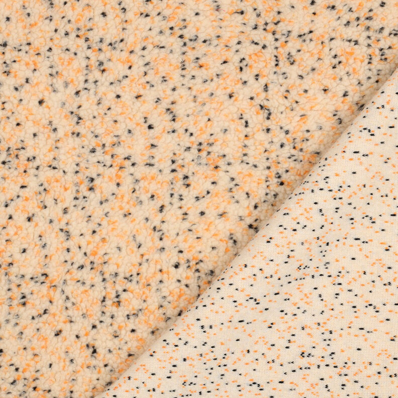 Teddyplüsch Tweed Melange | Poppy Fabrics – beige, image number 5