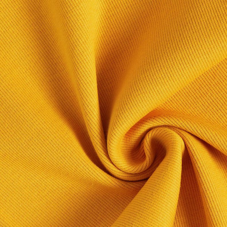 2x2 Bündchen Uni – currygelb,  image number 1