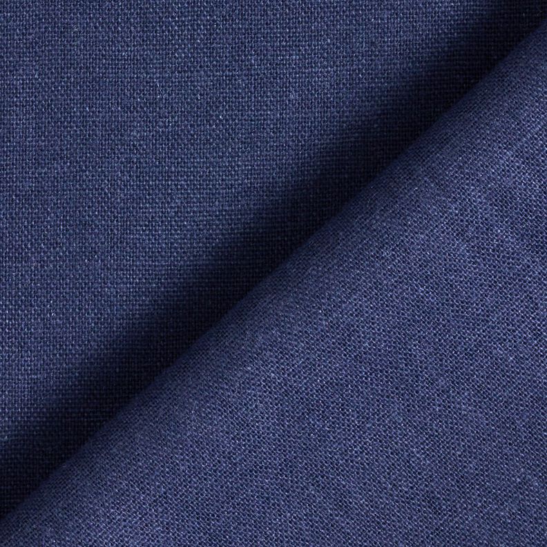 Reinleinen schwer Uni – marineblau,  image number 3