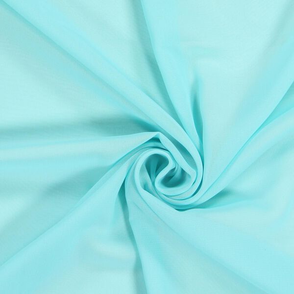Chiffon – hellblau | Reststück 100cm