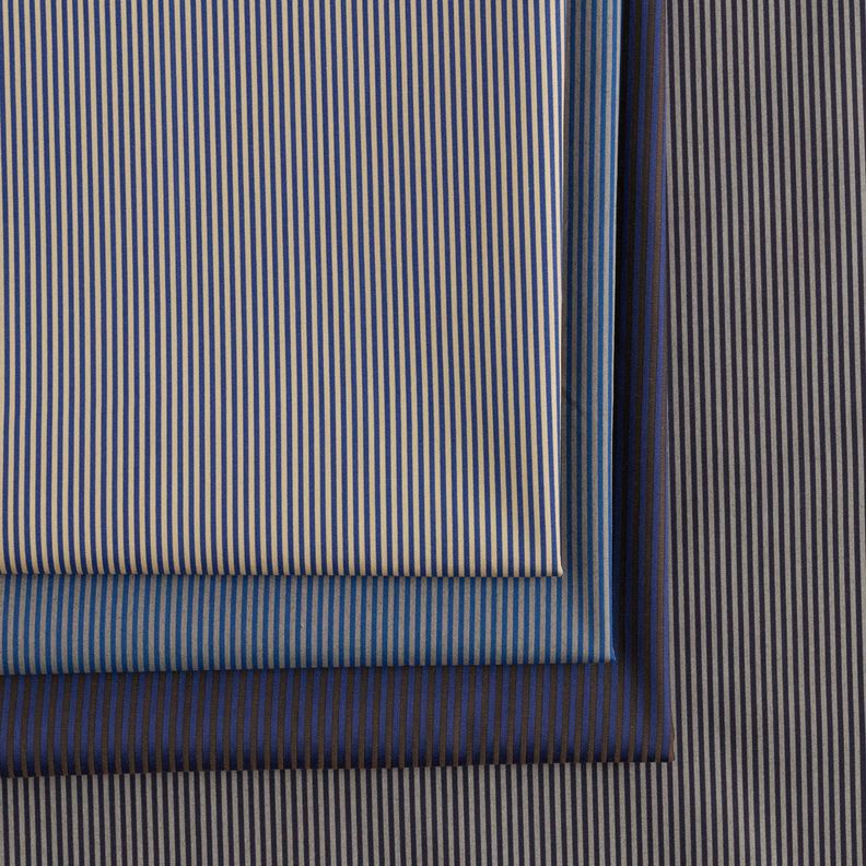 Hemdenstoff Längsstreifen – schwarz/grau, image number 5