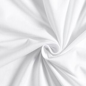 Baumwolljersey Medium Uni – weiss, 