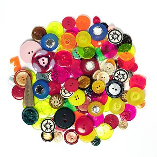 Knopfsortiment [110 Stück] - BUNT 2, 