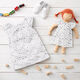 Baumwollpopeline Baby-Füßchen – weiss/rosa – Muster,  thumbnail number 6