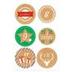 Sticker-Set Adventszahlen [ 24 Stück ] – Farbmix,  thumbnail number 5